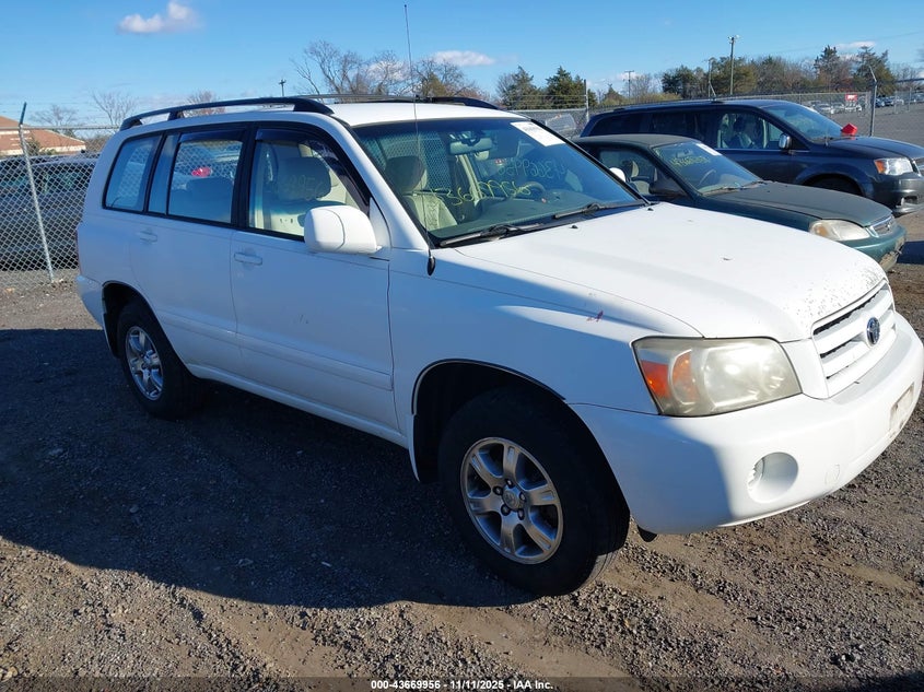 2005 Toyota Highlander VIN: JTEHD21AX50034475 Lot: 43669956
