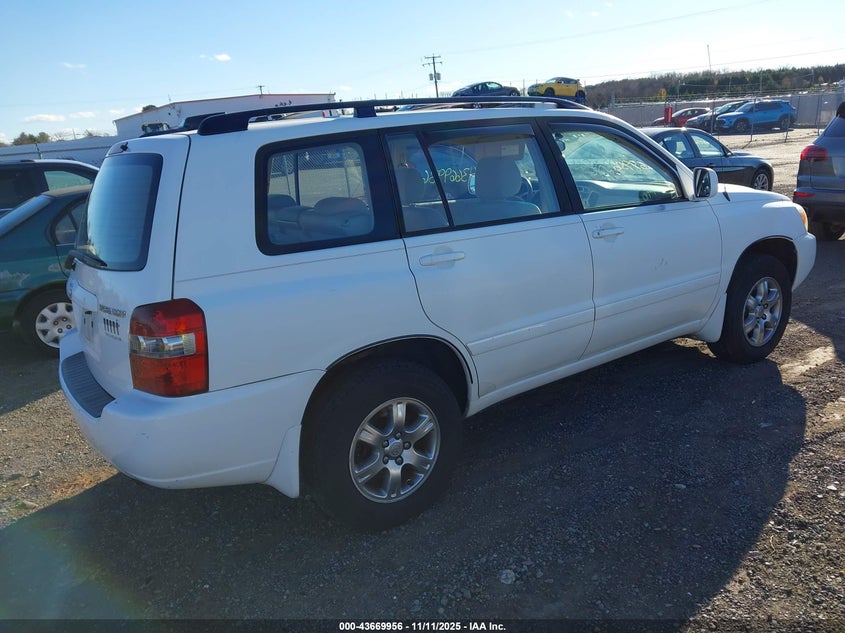2005 Toyota Highlander VIN: JTEHD21AX50034475 Lot: 43669956