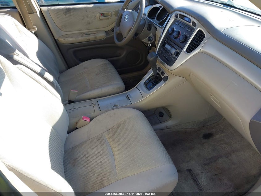 2005 Toyota Highlander VIN: JTEHD21AX50034475 Lot: 43669956