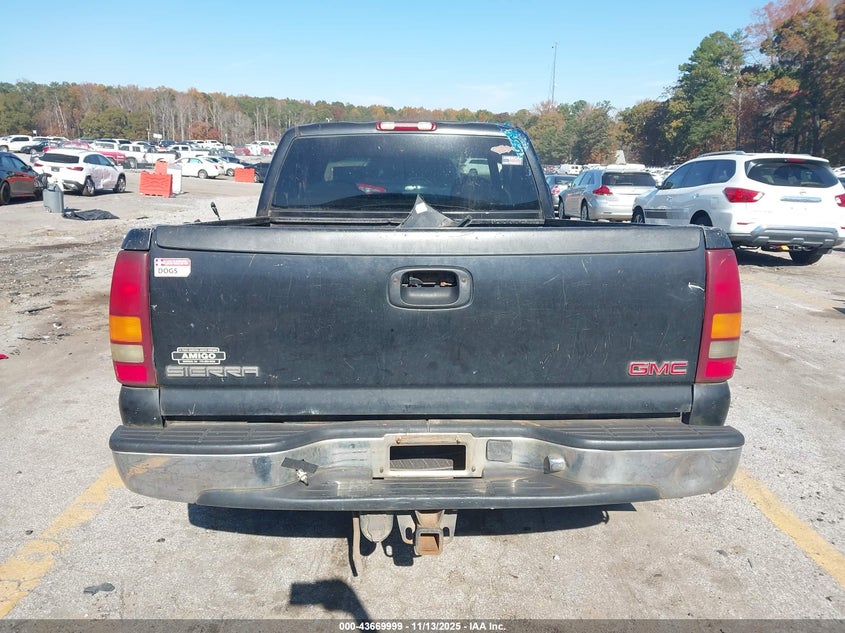 2000 GMC Sierra 1500 Sle VIN: 2GTEC19T3Y1118401 Lot: 43669999