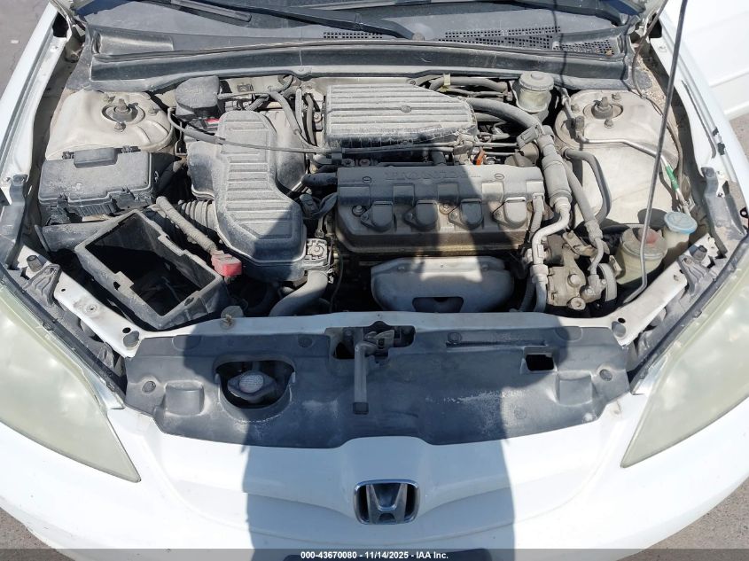 2005 Honda Civic Lx VIN: 2HGES16635H540030 Lot: 43670080