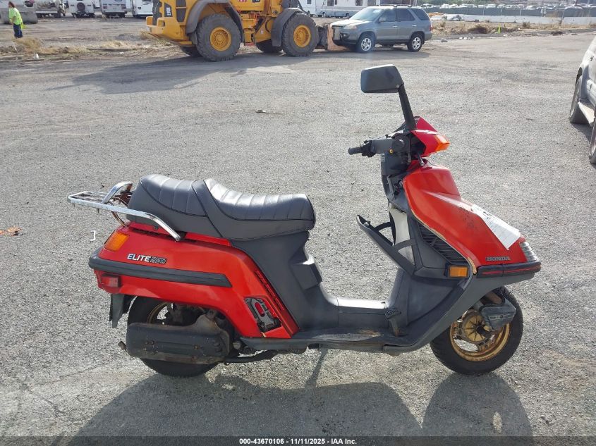 1987 Honda Ch250 VIN: JH2MF0114HK201396 Lot: 43670106