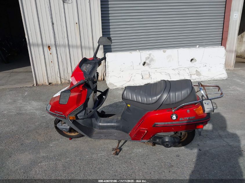 1987 Honda Ch250 VIN: JH2MF0114HK201396 Lot: 43670106