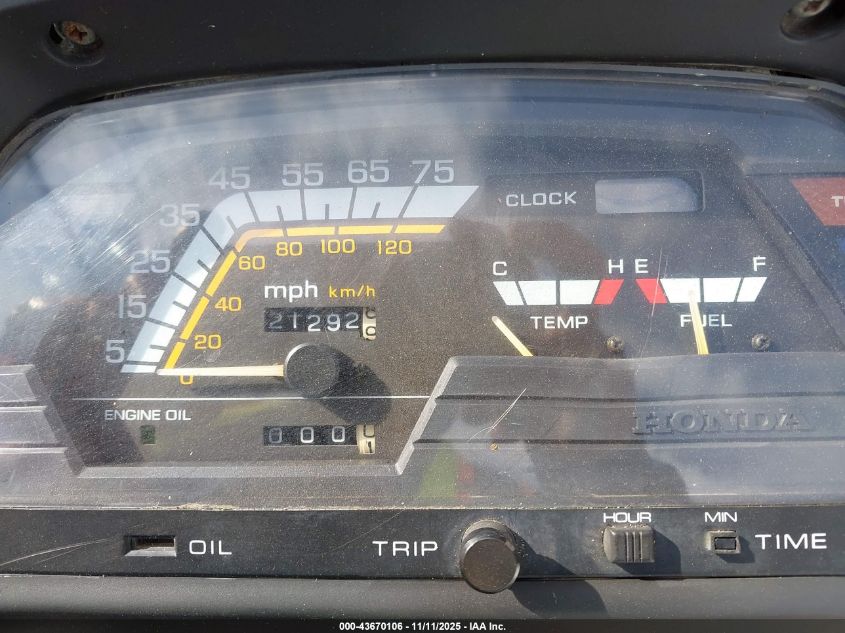 1987 Honda Ch250 VIN: JH2MF0114HK201396 Lot: 43670106