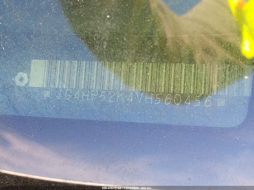 1997 Buick Lesabre Custom VIN: 1G4HP52K4VH560456 Lot: 43670144