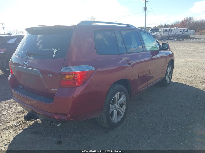 JTEES43A682015111 2008 TOYOTA HIGHLANDER photo no. 4
