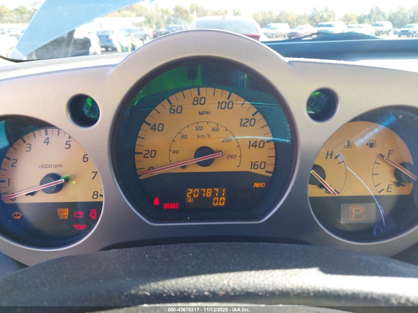 2003 Nissan Murano Sl VIN: JN8AZ08W83W234752 Lot: 43670217