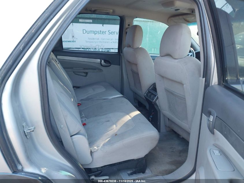 2005 Buick Rendezvous Cx VIN: 3G5DA03E25S507768 Lot: 43670238