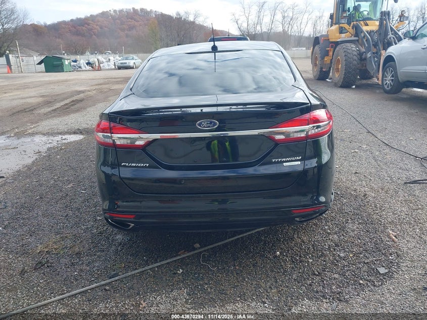 2017 Ford Fusion Titanium VIN: 3FA6P0K90HR185489 Lot: 43670294