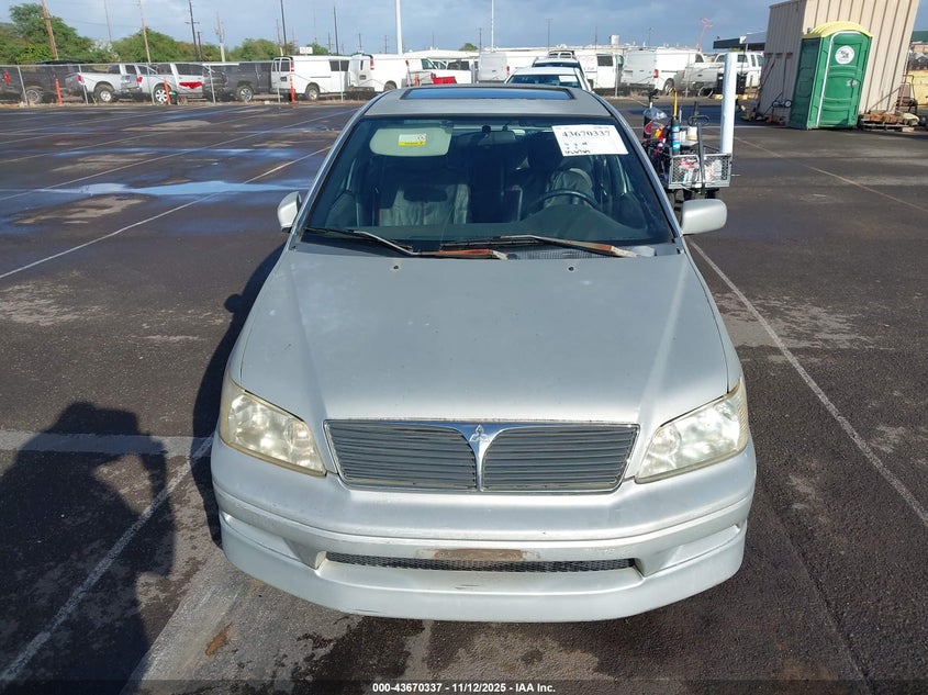 2002 Mitsubishi Lancer Oz Rally VIN: JA3AJ86E42U017591 Lot: 43670337