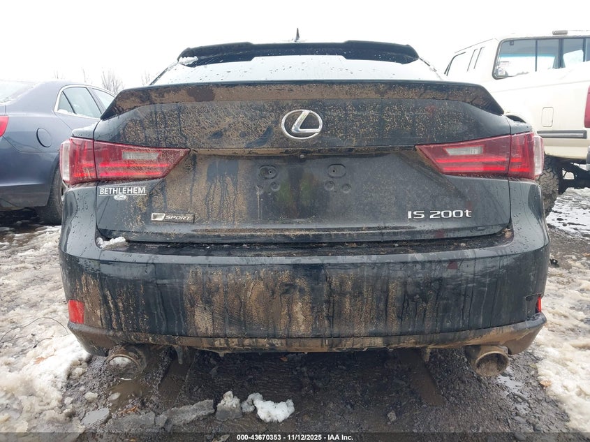 2016 Lexus Is 200T VIN: JTHBA1D27G5017364 Lot: 43670353