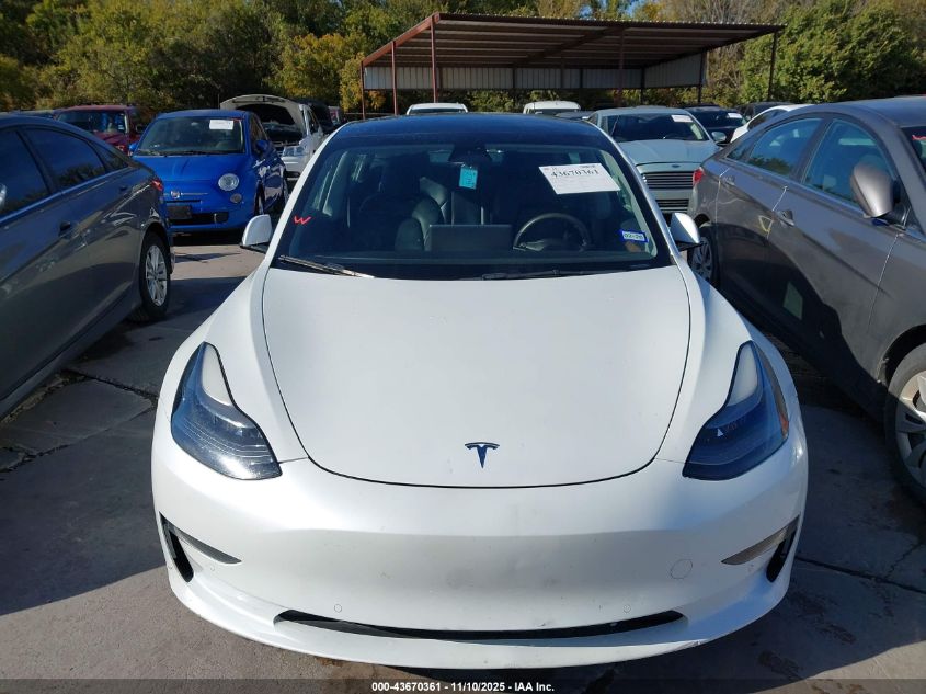 2022 Tesla Model 3 Rear-Wheel Drive VIN: 5YJ3E1EA1NF190521 Lot: 43670361