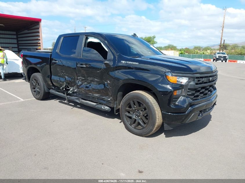 2025 CHEVROLET SILVERADO 1500 2WD  SHORT BED CUSTOM - 3GCPABEKXSG372834