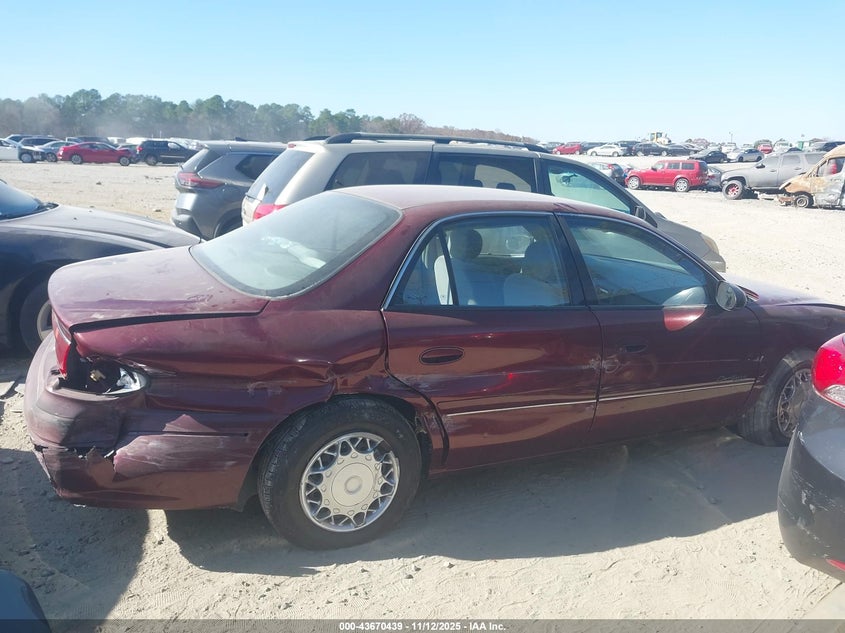 2000 Buick Century Custom VIN: 2G4WS52J2Y1138819 Lot: 43670439