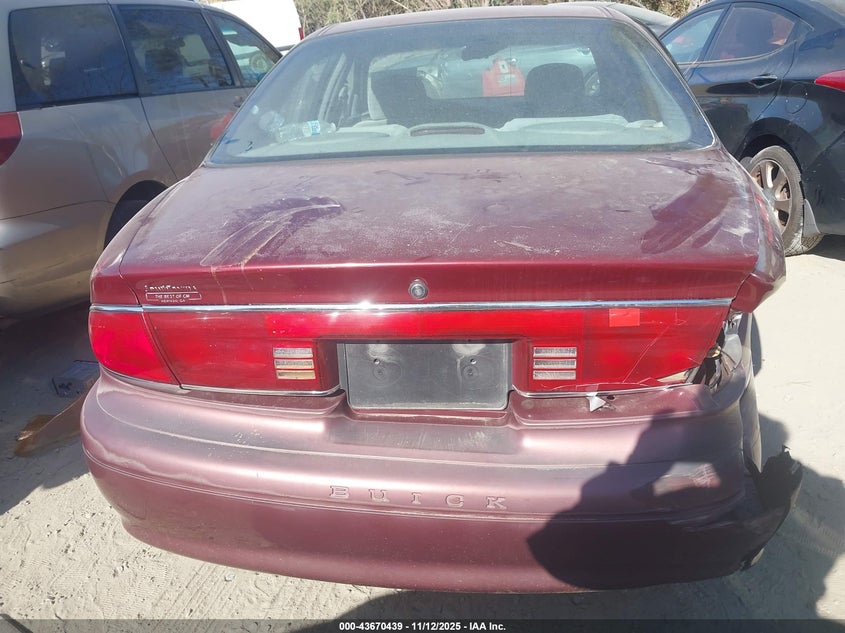 2000 Buick Century Custom VIN: 2G4WS52J2Y1138819 Lot: 43670439