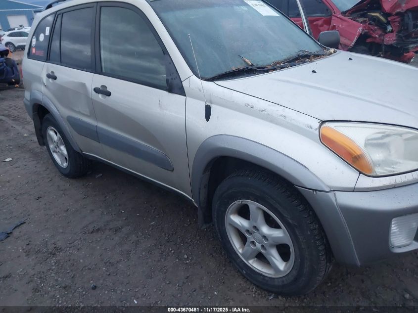 2002 Toyota Rav4 VIN: JTEHH20V820143571 Lot: 43670481
