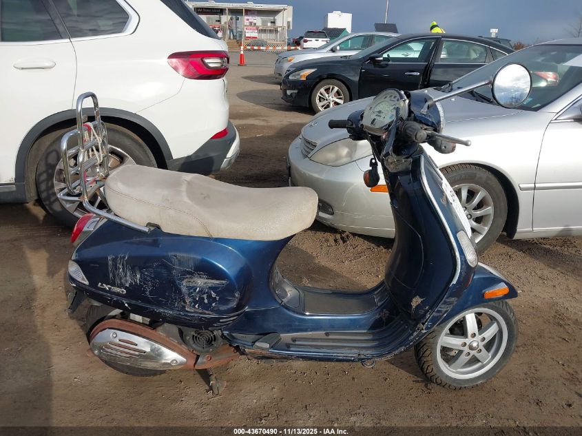 2009 Vespa Lx 150 VIN: ZAPM448F095016283 Lot: 43670490
