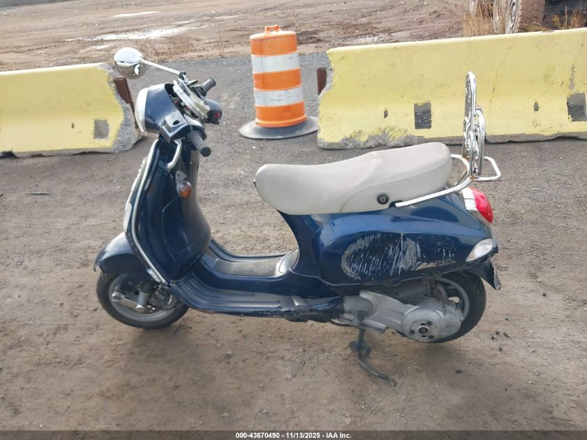 2009 Vespa Lx 150 VIN: ZAPM448F095016283 Lot: 43670490