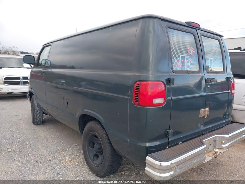 2D7HB11X83K506473 2003 DODGE RAM VAN photo no. 3