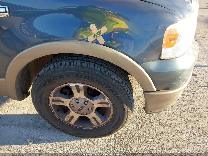 2004 Ford F-150 Lariat/Xlt VIN: 1FTPW12594KB98650 Lot: 43670516