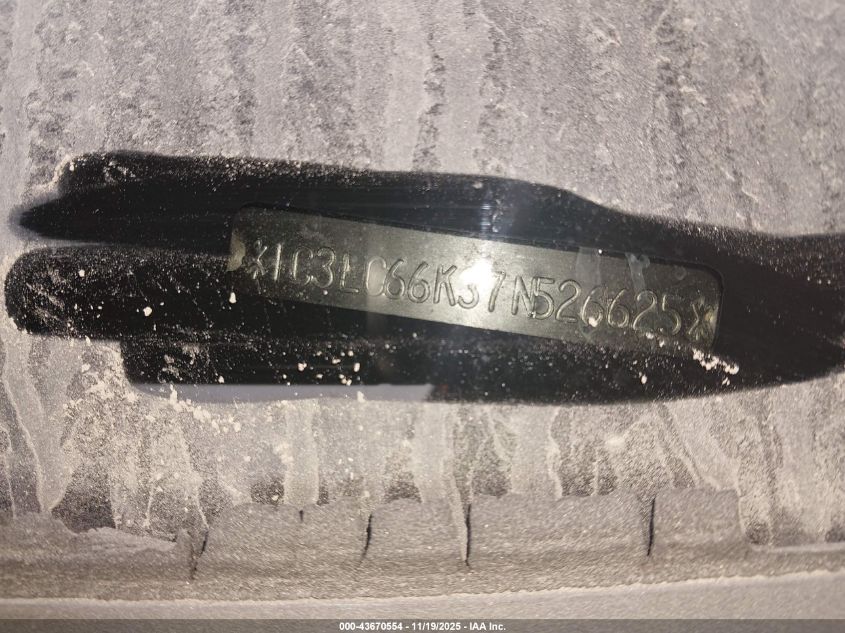 2007 Chrysler Sebring Limited VIN: 1C3LC66K37N526625 Lot: 43670554