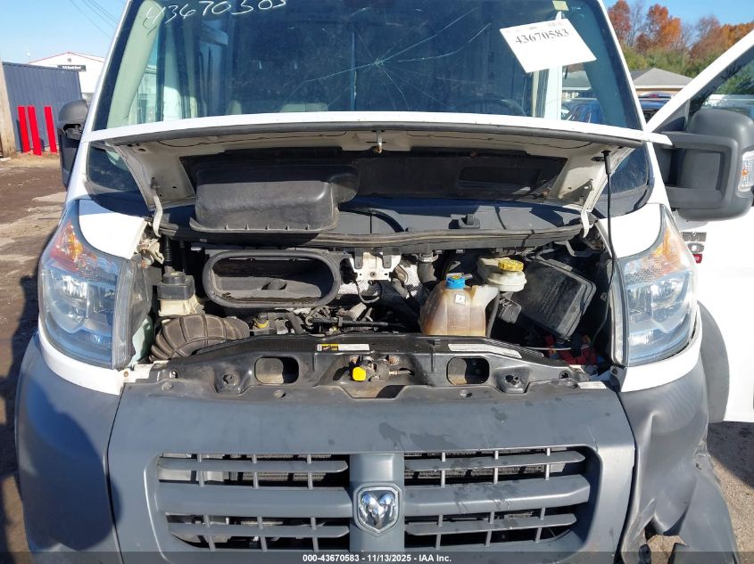 2014 Ram Promaster 2500 High Roof VIN: 3C6TRVDG1EE105790 Lot: 43670583