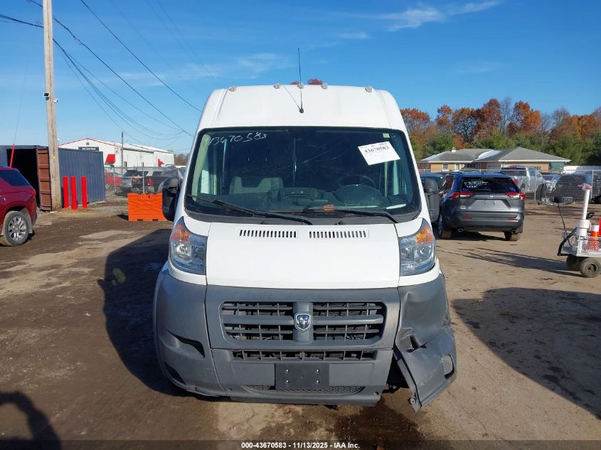2014 Ram Promaster 2500 High Roof VIN: 3C6TRVDG1EE105790 Lot: 43670583