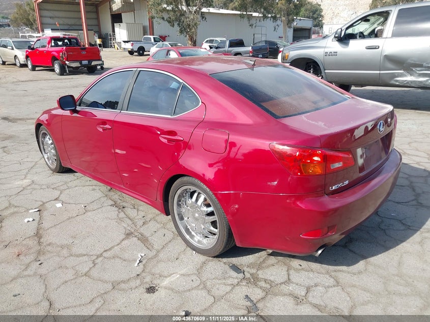 JTHBK262565018754 2006 LEXUS IS photo no. 3