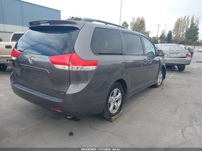 2014 TOYOTA SIENNA LE V6 8 PASSENGER 5TDKK3DC7ES426068