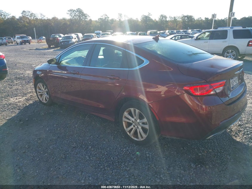 Vin: 1c3cccag3hn510234, lot: 44165879, chrysler 200 limited platinum 20173