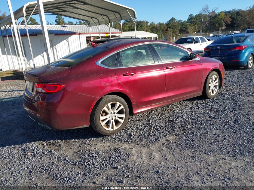Vin: 1c3cccag3hn510234, lot: 44165879, chrysler 200 limited platinum 20174