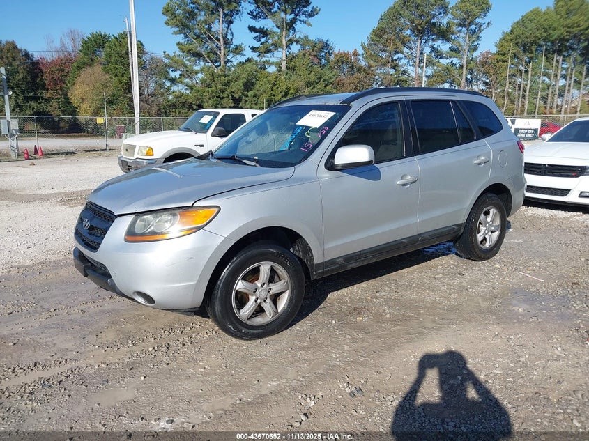 5NMSG13D88H156758 2008 HYUNDAI SANTA FE photo no. 2