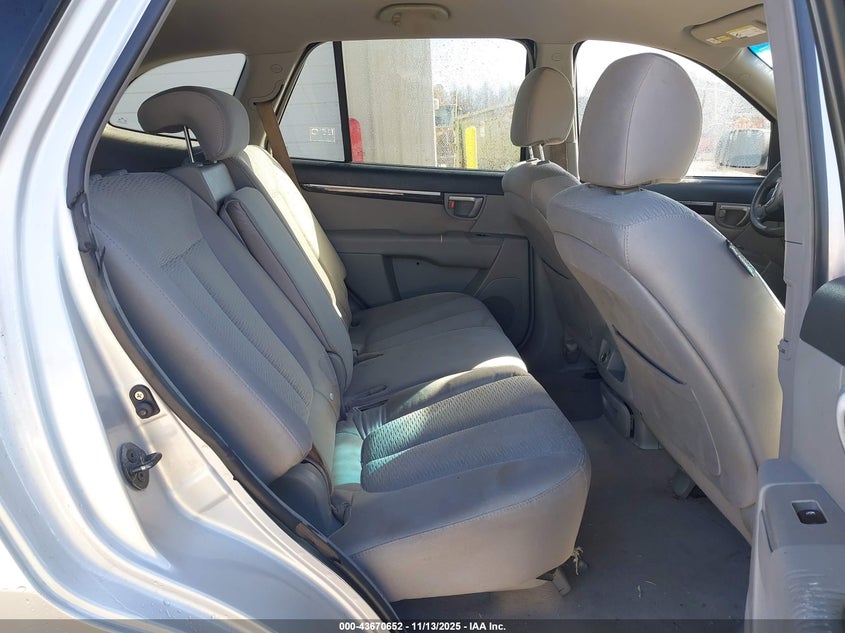 5NMSG13D88H156758 2008 HYUNDAI SANTA FE photo no. 8