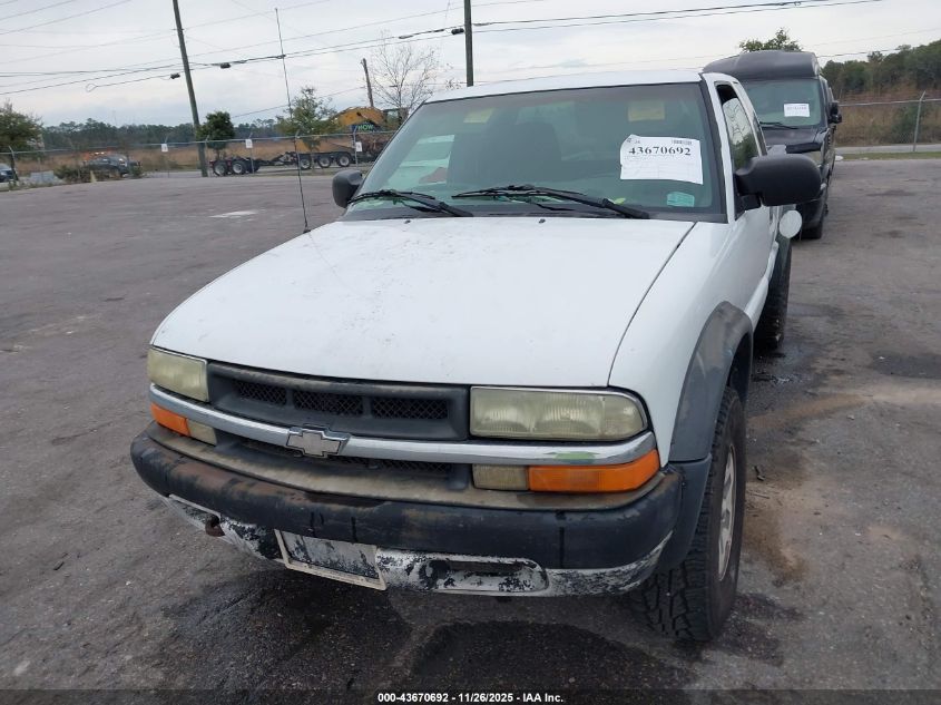 2003 Chevrolet S-10 Ls VIN: 1GCCT19X438221116 Lot: 43670692