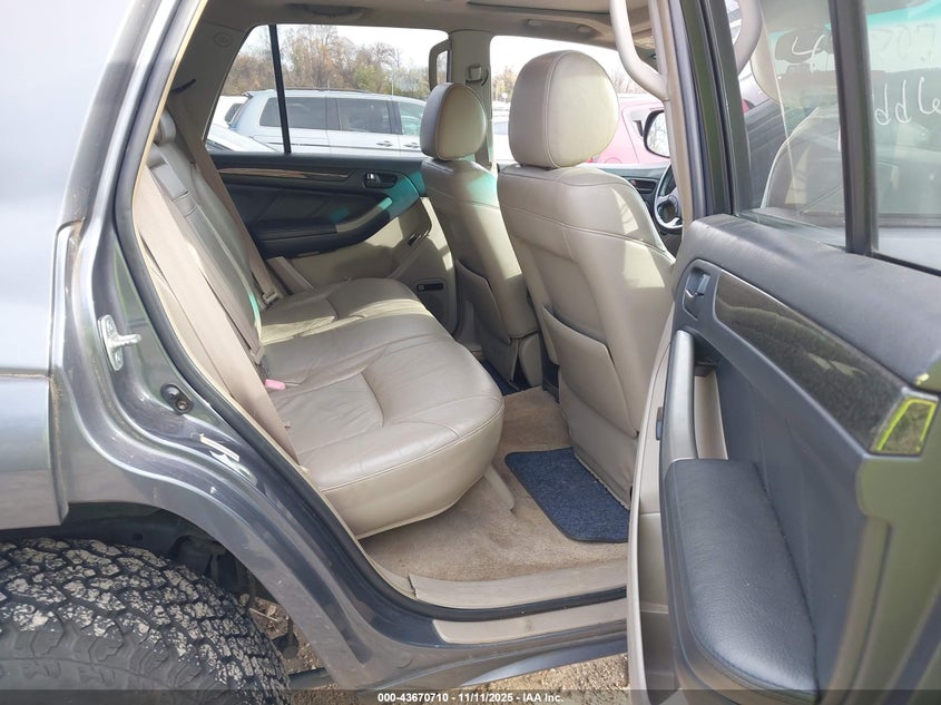 JTEBT17R740039163 2004 TOYOTA 4RUNNER photo no. 8