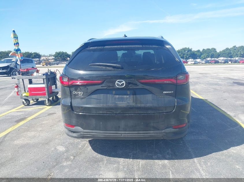 2025 Mazda Cx-90 3.3 Turbo Premium Sport VIN: JM3KKCHDXS1199123 Lot: 43670729