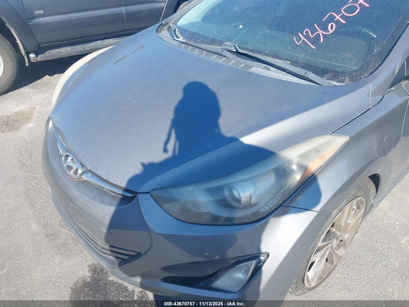 5NPDH4AEXEH498536 2014 HYUNDAI ELANTRA photo no. 6