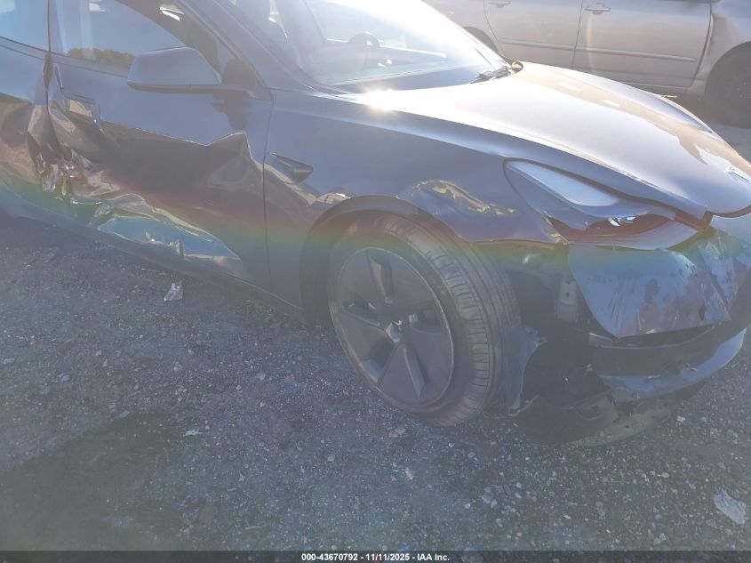 2023 Tesla Model 3 Rear-Wheel Drive VIN: 5YJ3E1EA1PF639117 Lot: 43670792