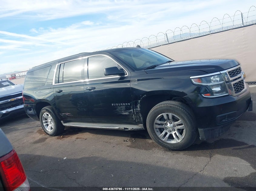 2015 Chevrolet Suburban 1500 Lt VIN: 1GNSCJKC9FR275102 Lot: 43670796