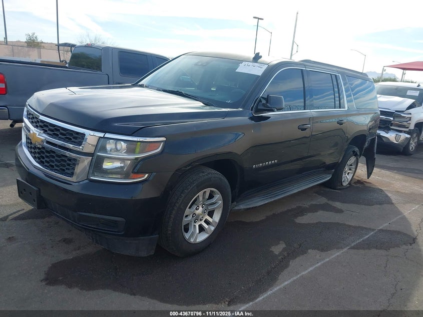 2015 Chevrolet Suburban 1500 Lt VIN: 1GNSCJKC9FR275102 Lot: 43670796
