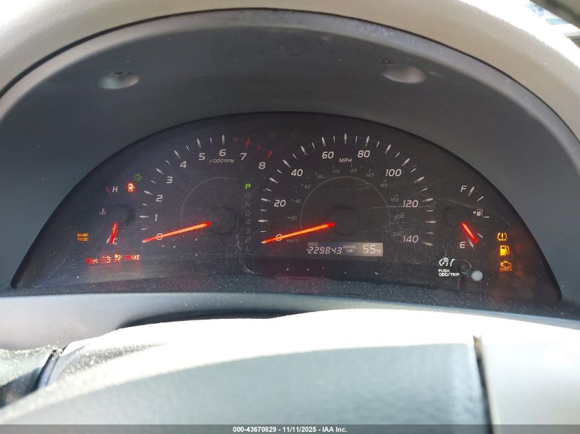 2007 Toyota Camry Le VIN: JTNBE46K773081030 Lot: 43670829