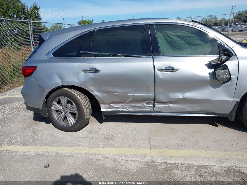 2020 Acura Mdx Standard VIN: 5J8YD3H3XLL003810 Lot: 43670907