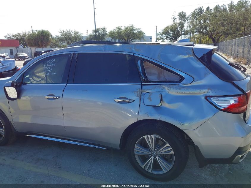 2020 Acura Mdx Standard VIN: 5J8YD3H3XLL003810 Lot: 43670907