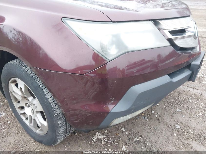 2008 Acura Mdx Technology Package VIN: 2HNYD28428H529252 Lot: 43670908