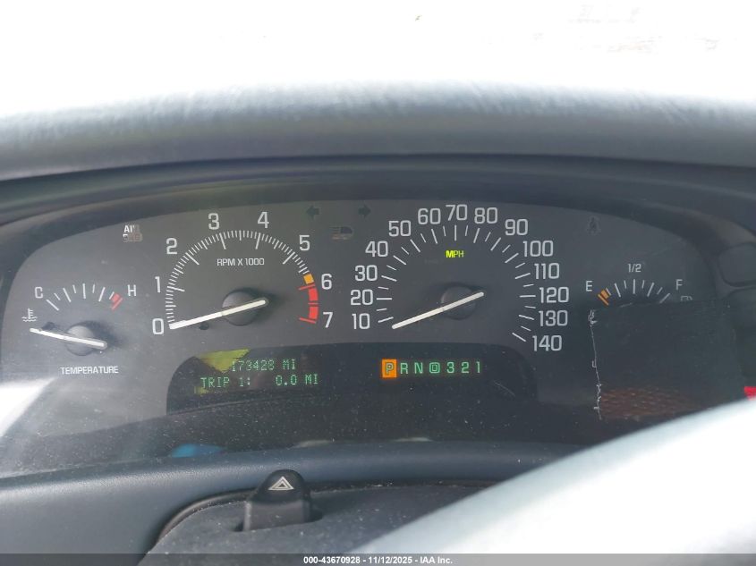 1999 Buick Park Avenue VIN: 1G4CW52K7X4652684 Lot: 43670928