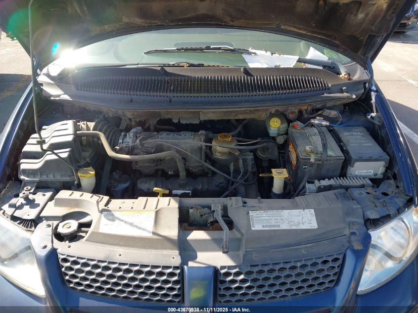 2002 Dodge Caravan Se VIN: 1B4GP25352B634725 Lot: 43670938