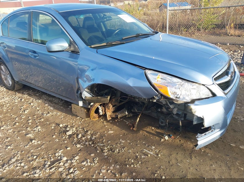 2011 Subaru Legacy 2.5I Premium VIN: 4S3BMBG63B3262793 Lot: 43670942