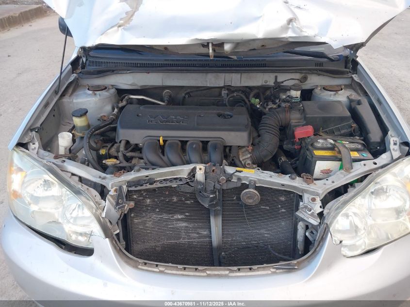 2005 Toyota Corolla Ce VIN: 2T1BR32E85C480472 Lot: 43670981