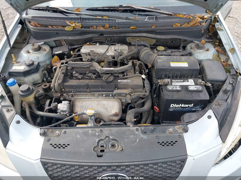 2006 Kia Rio Lx VIN: KNADE123766158757 Lot: 43671011