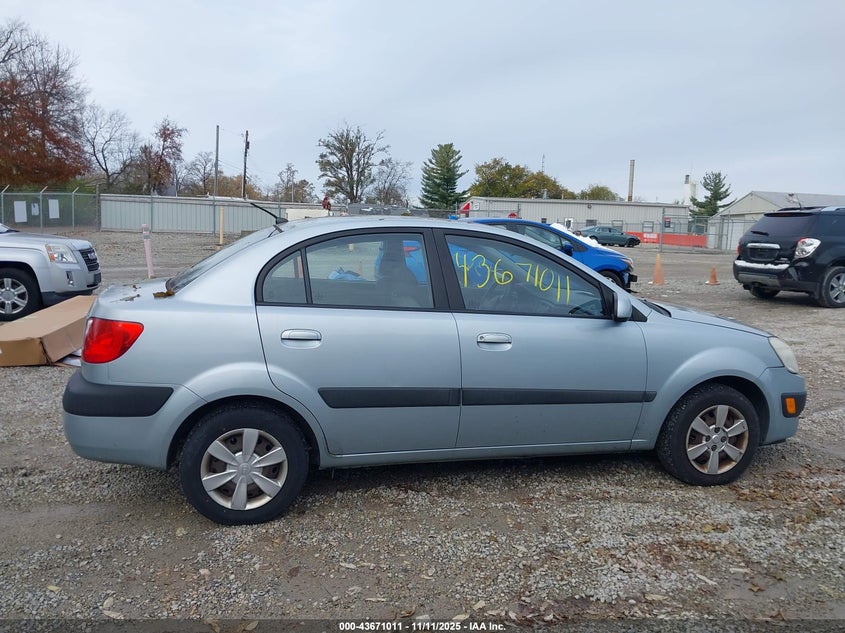 2006 Kia Rio Lx VIN: KNADE123766158757 Lot: 43671011